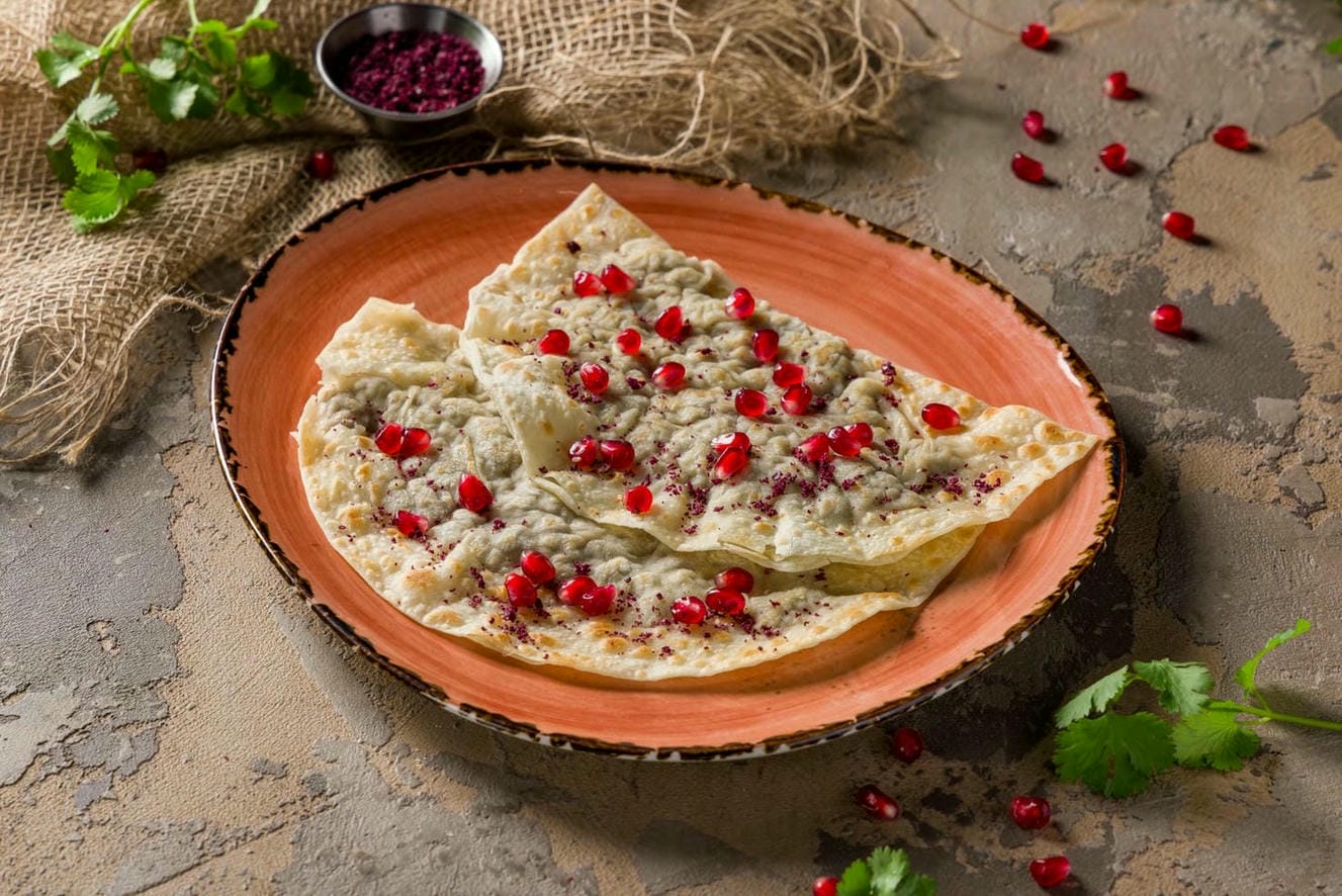 Кутабы с мясом